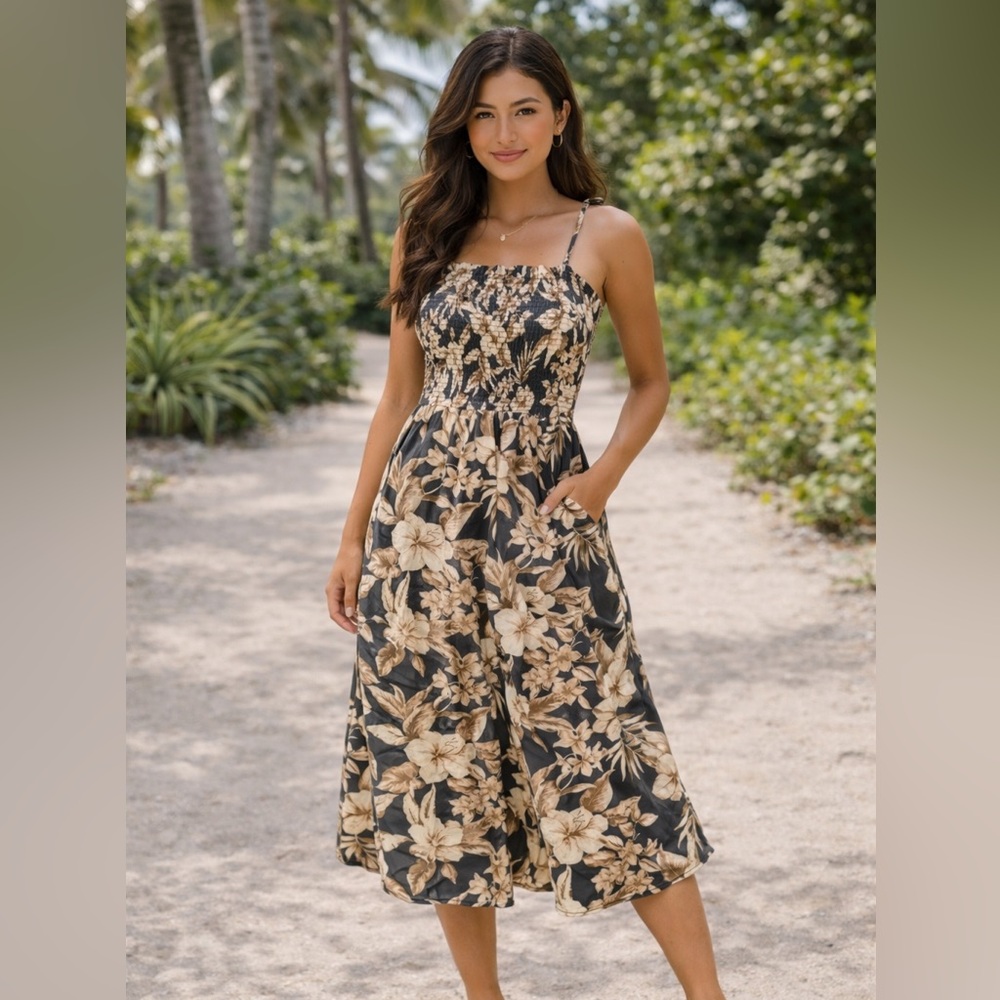 Mimi Chica Floral Spaghetti Strap Jumpsuit